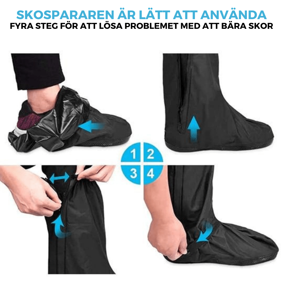 ShoeCover™ - Vattentäta överdragsskor med förstärkt slityta