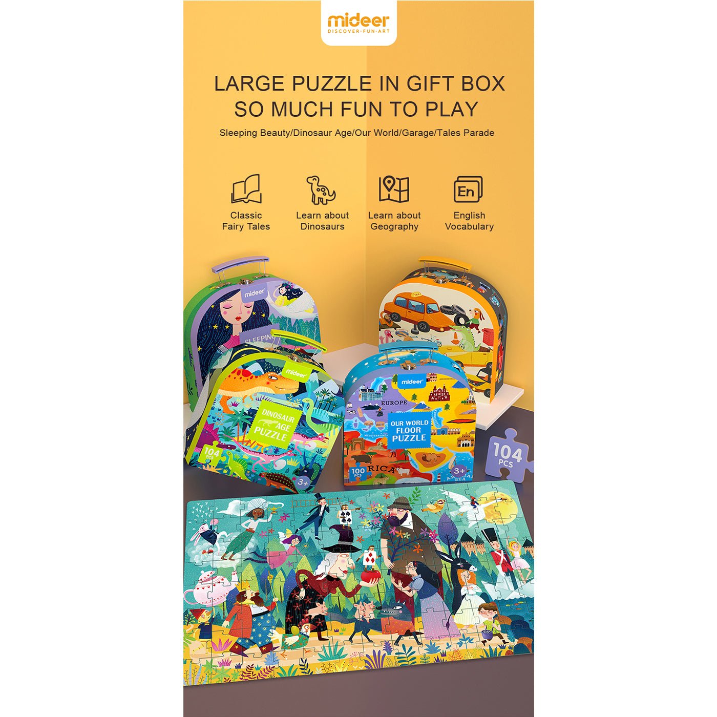 Sleeping Beauty 104pcs Puzzle Gift Box-3