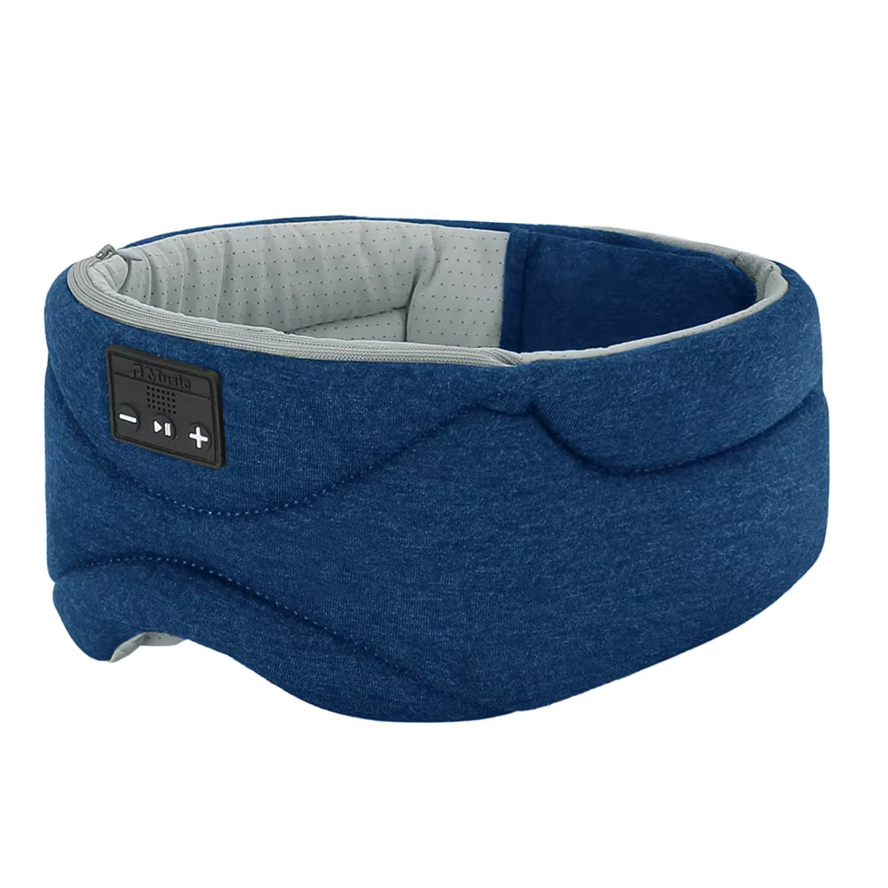 Sovmask med Bluetooth-högtalare, trådlös och ljusblockering