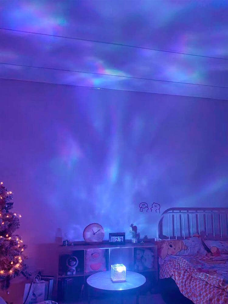 Kristallbordslampa med 16 RGB-färger – Skapa Magisk Stämning