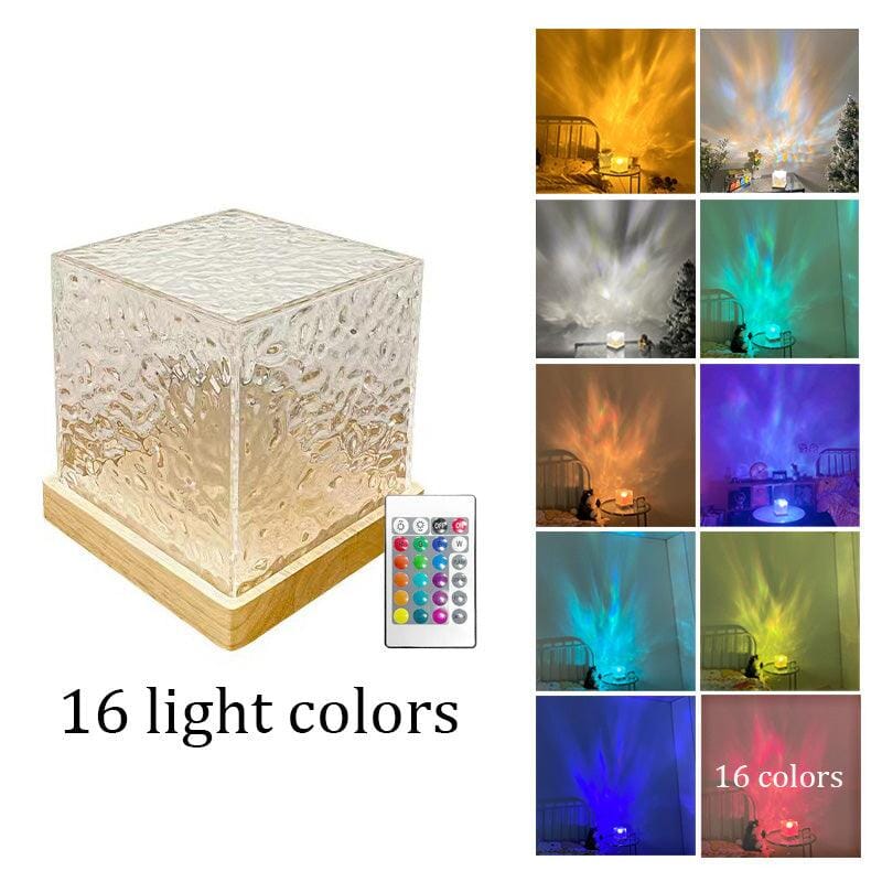Kristallbordslampa med 16 RGB-färger – Skapa Magisk Stämning