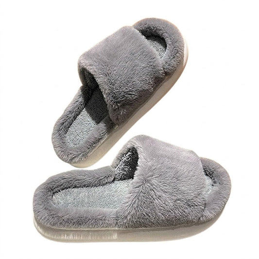 Woolies™ - Fodrade tofflor med tjock sula – varma och bekväma