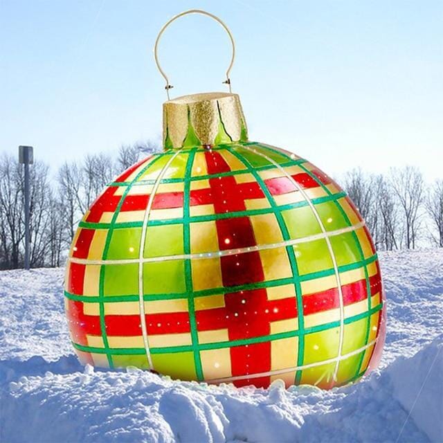 Uppblåsbara enorma julgranskulor