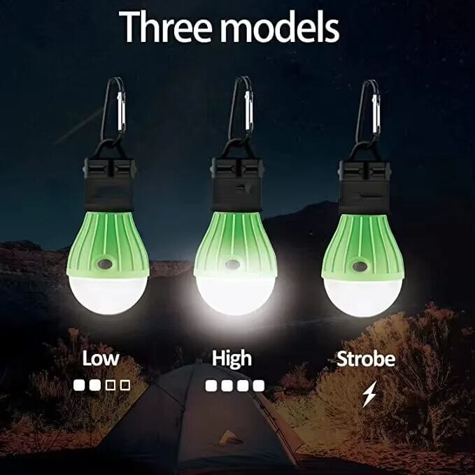 Upphängbar Campinglampa – Bärbar LED-Lampa för Camping och Nödsituationer
