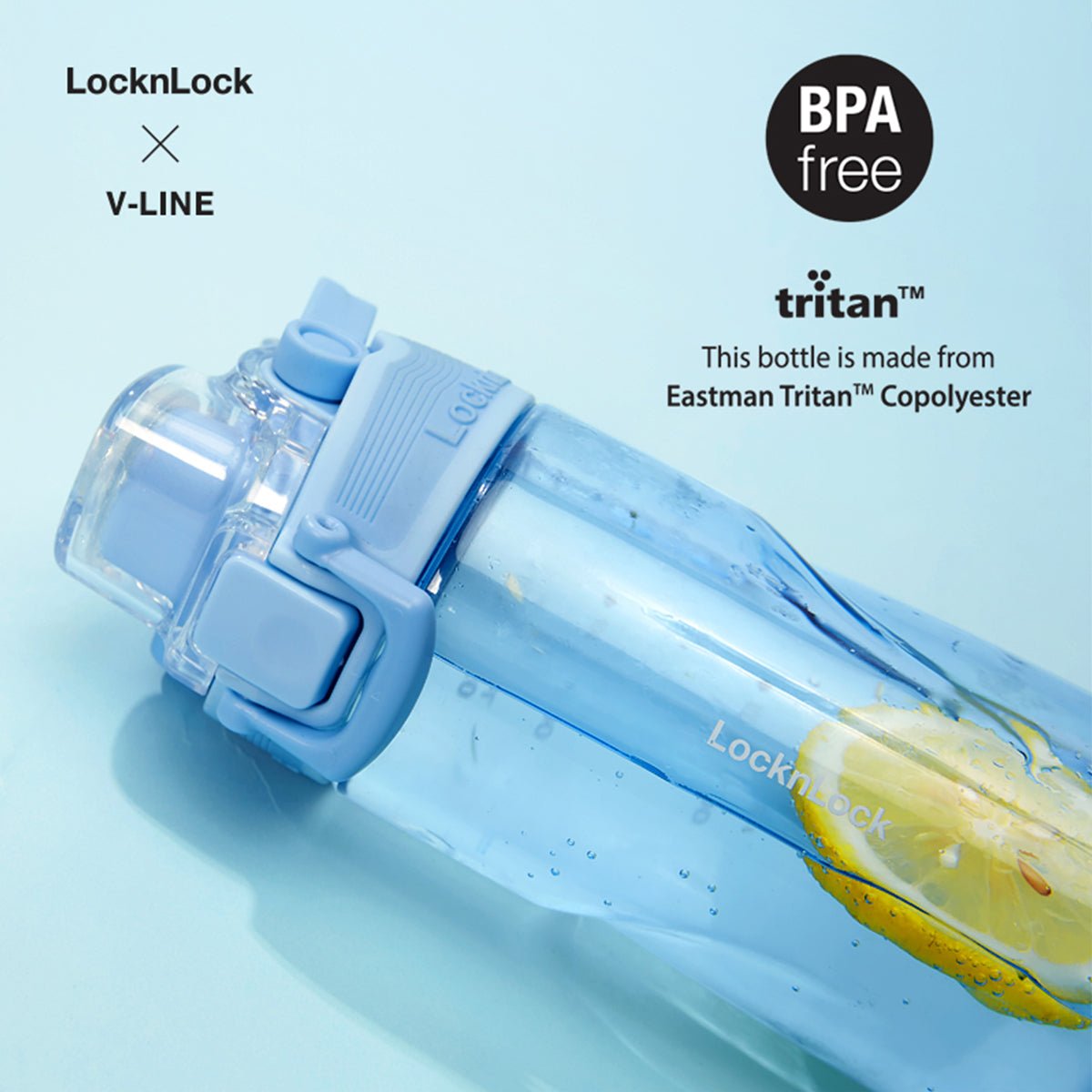 V-Line Special Edition 520ml Workout Blue Water Bottle-1