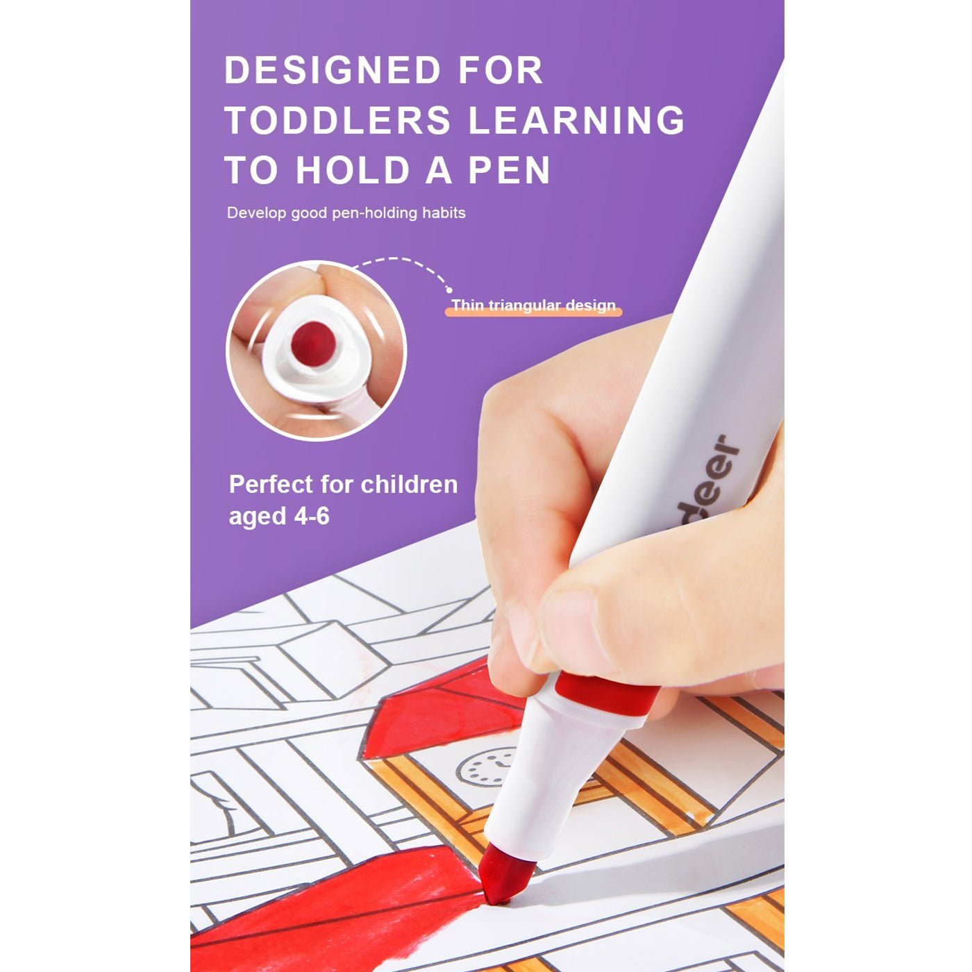 Washable Marker 48 Colors-3